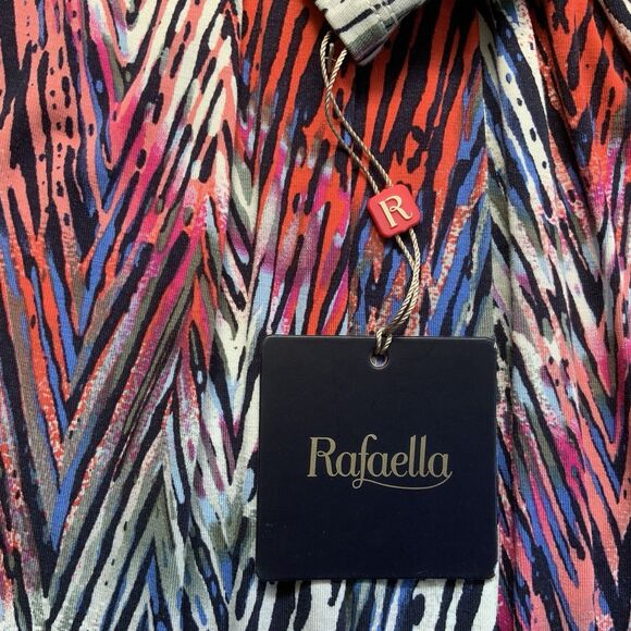 Rafaella Artistic Expression Long Sleeve Abstract Print Top Size Small NWT - Picture 9 of 12